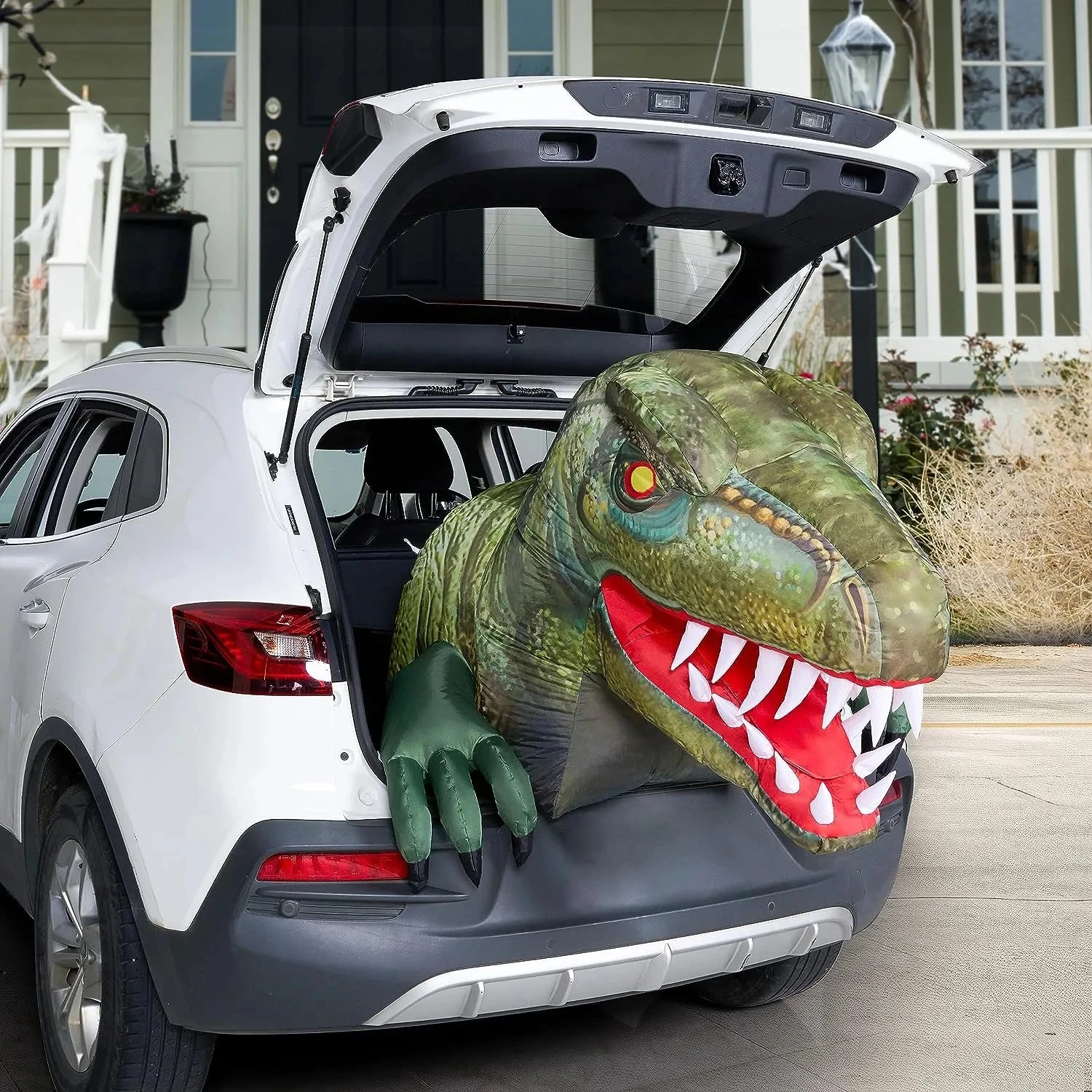 3.6ft Dinosaur Trunk Or Treat Halloween Inflatable 4 3.6ft Dinosaur Trunk Or Treat Halloween Inflatable - Image 2