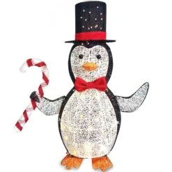 3 FT Collapsible Penguin LED Yard Light -Halloween Decorations Store 30702 main