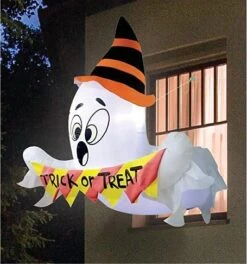 5ft Halloween Trick Or Treat Ghost Broke Out From Window 19 5ft Halloween Trick Or Treat Ghost Broke Out From Window -Halloween Decorations Store 51N0juZyUNL. AC