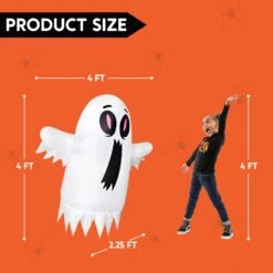 4ft Halloween Inflatable Thrilling Floating Ghost -Halloween Decorations Store 5 ffc451e2 0427 4180 a421 3c1d2ddce40f