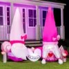 6FT Tall Inflatable Valentines Day Couple LED Lighted Decoration