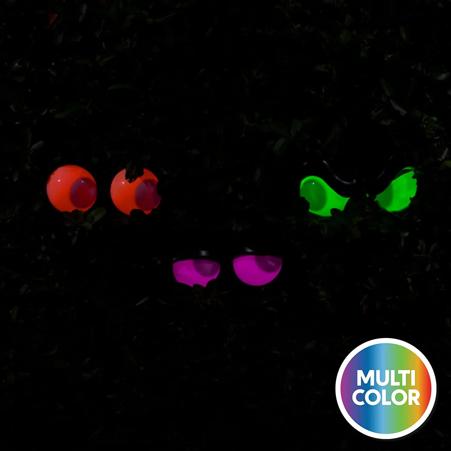 Halloween Flashing Peeping Eyes Lights (3 Pack); Neon - Image 5