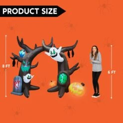 Jumbo Scary Tree Archway Inflatable (8 Ft) -Halloween Decorations Store 61LcpRdzhSL. AC SL1500