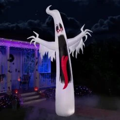 12 Ft Tall Giant Ghost Halloween Inflatable