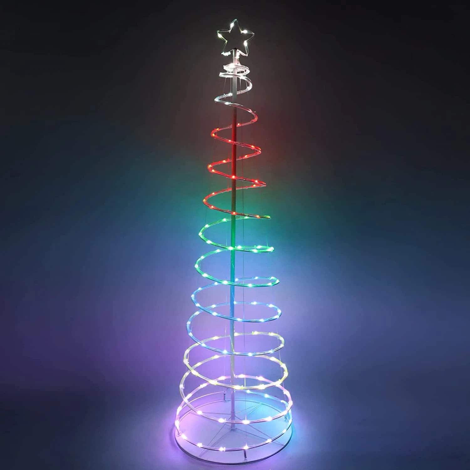 6ft Smart Animated Lightshow Spiral Christmas Tree 3 6ft Smart Animated Lightshow Spiral Christmas Tree