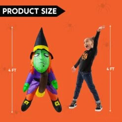 4ft Halloween Inflatable Witch Hanging On Branch 14 4ft Halloween Inflatable Witch Hanging On Branch -Halloween Decorations Store 61rUUq8C4wL. AC SL1500