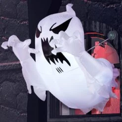 3.5ft Halloween Flying Ghost Broke Out From Window