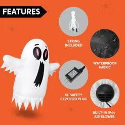 4ft Halloween Inflatable Thrilling Floating Ghost -Halloween Decorations Store 6 6e799713 0dcb 4eb1 aa2f 8d61cb293fe8