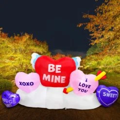 Large Long Hearts Patch Valentine Inflatable (6 Ft) -Halloween Decorations Store 6ft Large Long Hearts Patch Valentines Inflatable 4 result