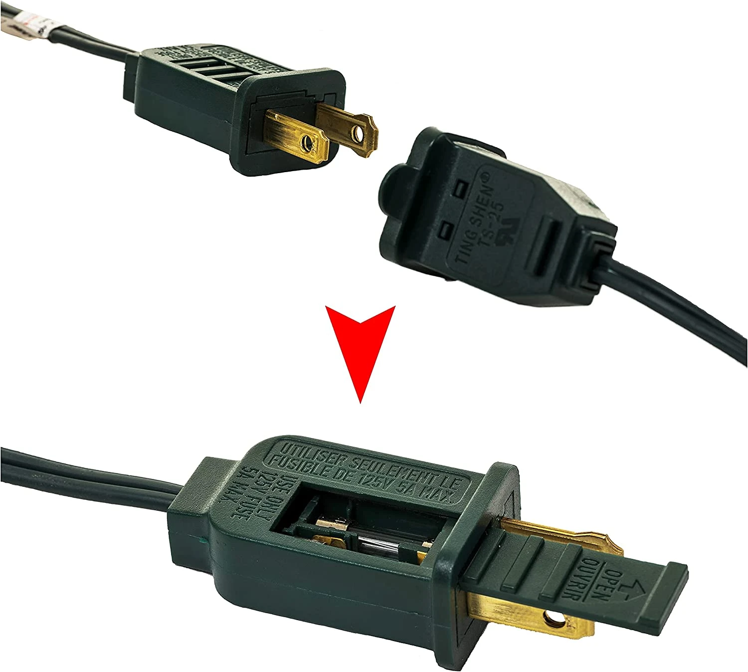 C9 Incandescent Green Wire Pathway Lights (Orange & Purple), 10 Pcs - Image 6