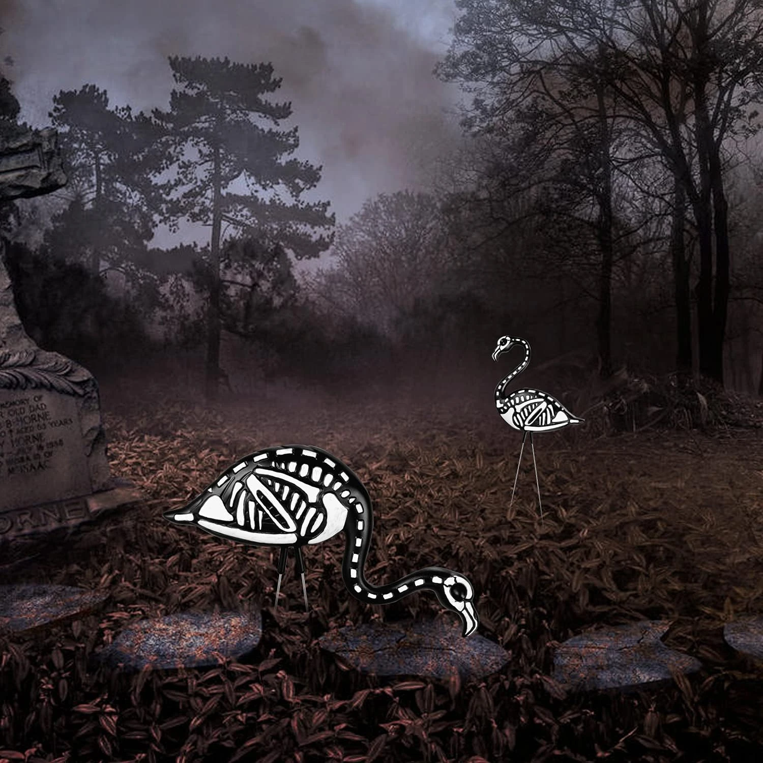 Flamingo Yard Stake, 2 Pcs - Image 7