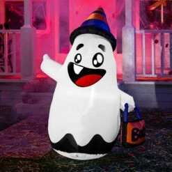5 FT Halloween Inflatable Cute Wicked Ghost