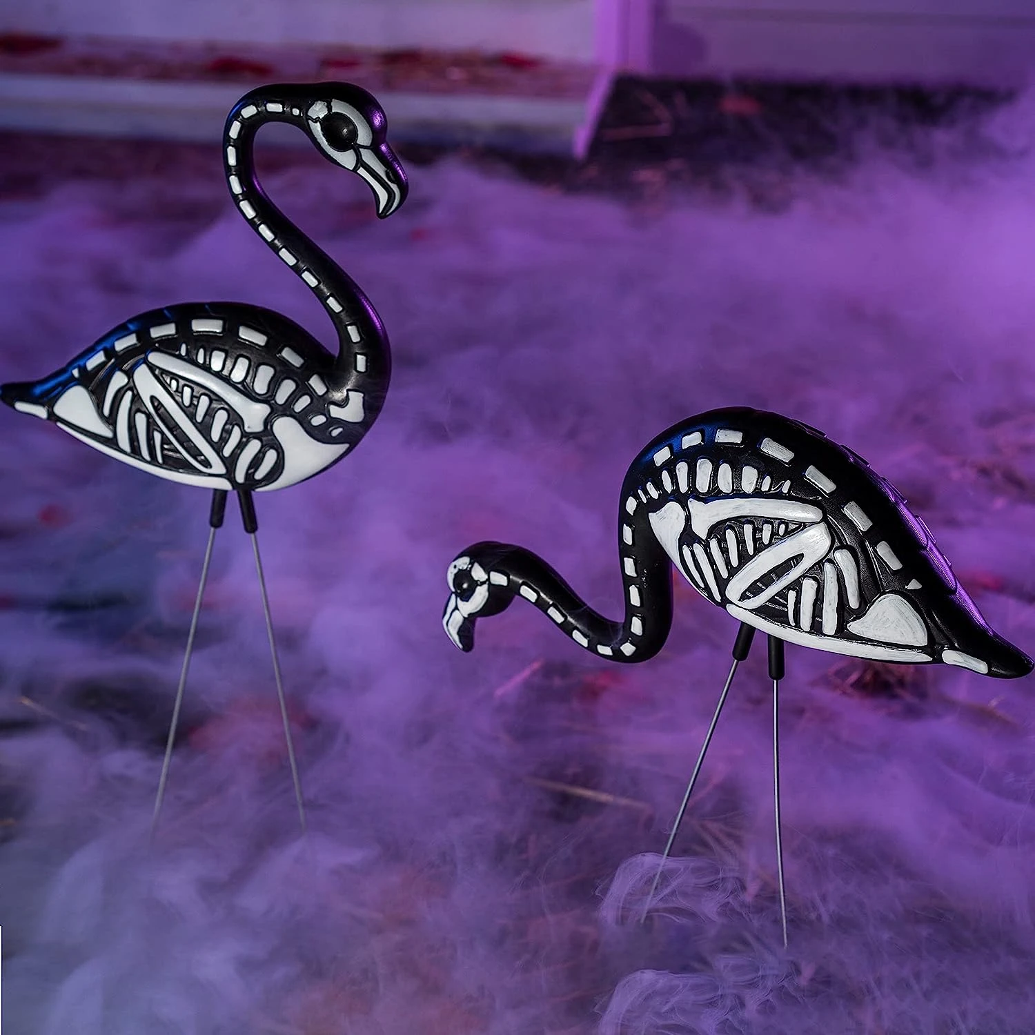 Flamingo Yard Stake, 2 Pcs