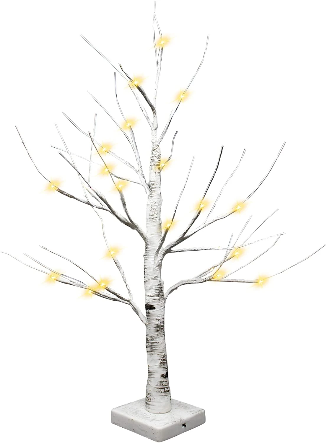 24in LED Birch Tree With 24 Lights, 2 Packs - Image 5