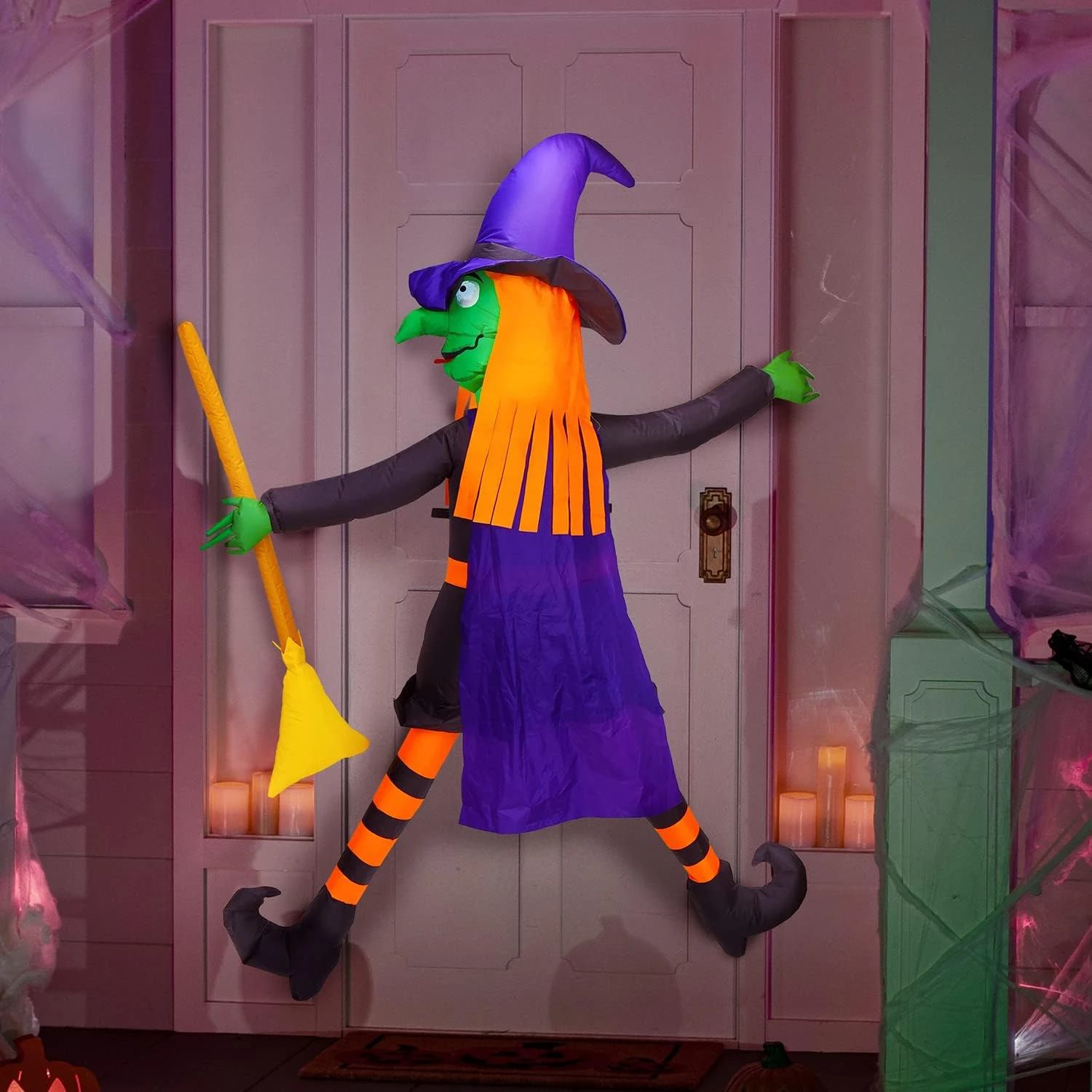 6ft Inflatable Crashing Witch