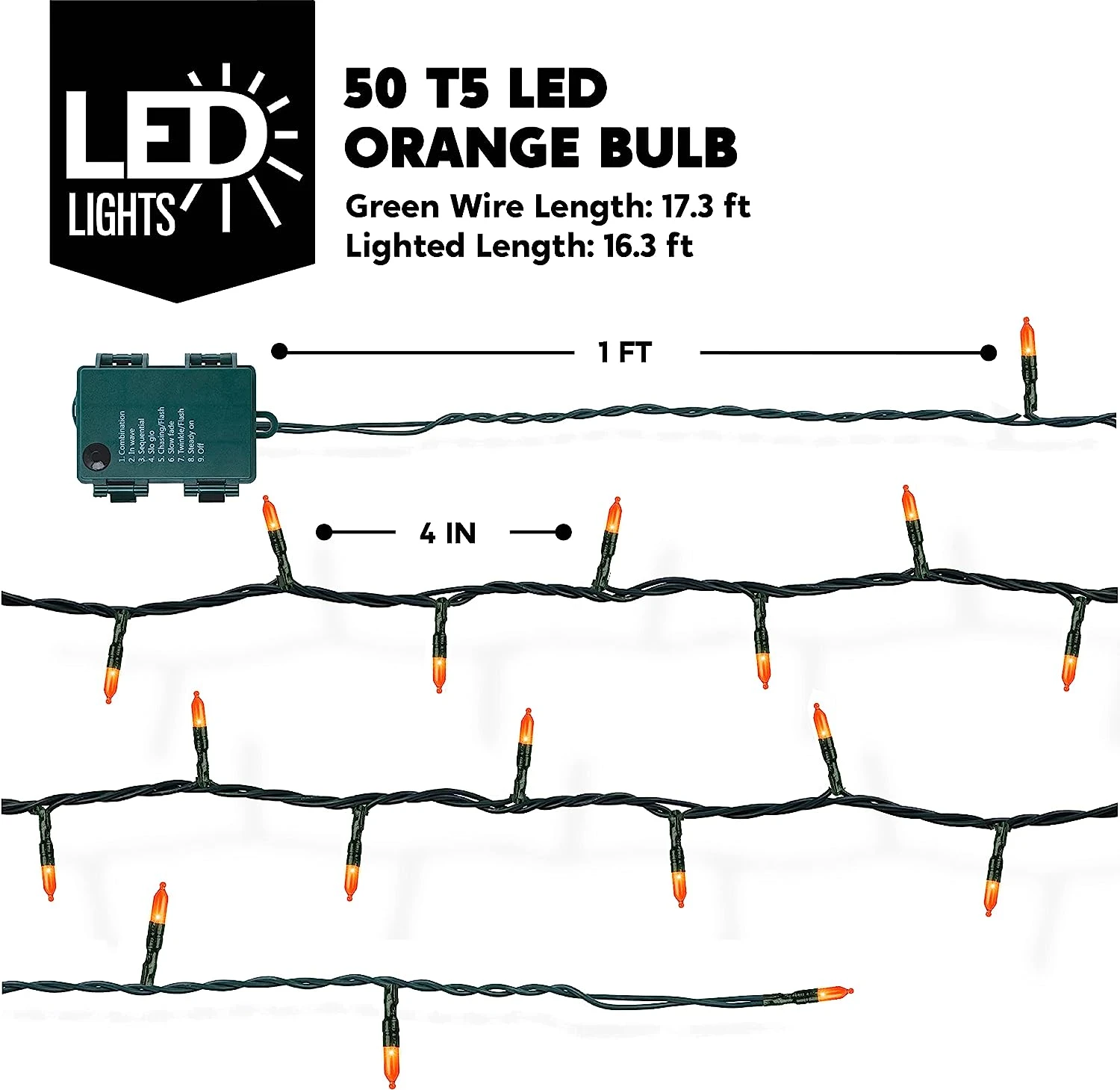 17.3ft LED String Lights - Image 4