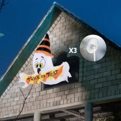 5ft Halloween Trick Or Treat Ghost Broke Out From Window 14 5ft Halloween Trick Or Treat Ghost Broke Out From Window -Halloween Decorations Store 71a 8LgN48L. AC SL1500