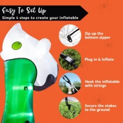 10 FT Tall Halloween Inflatable Throwing Up Ghost -Halloween Decorations Store 71lxIhRxCkL. AC SL1500