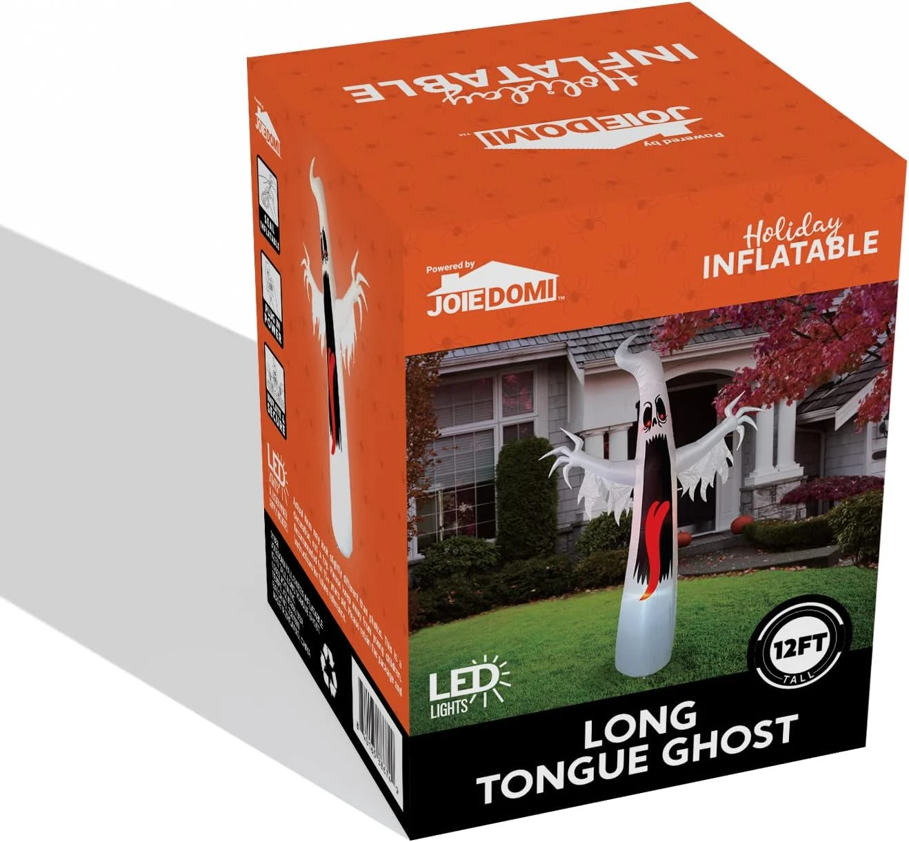 12 Ft Tall Giant Ghost Halloween Inflatable - Image 8