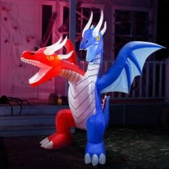 6ft Inflatable Double Headed Dragon