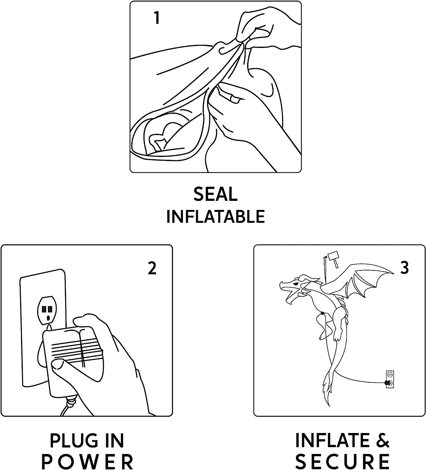 5ft Halloween Three Eyed Hanging Spider - Image 7