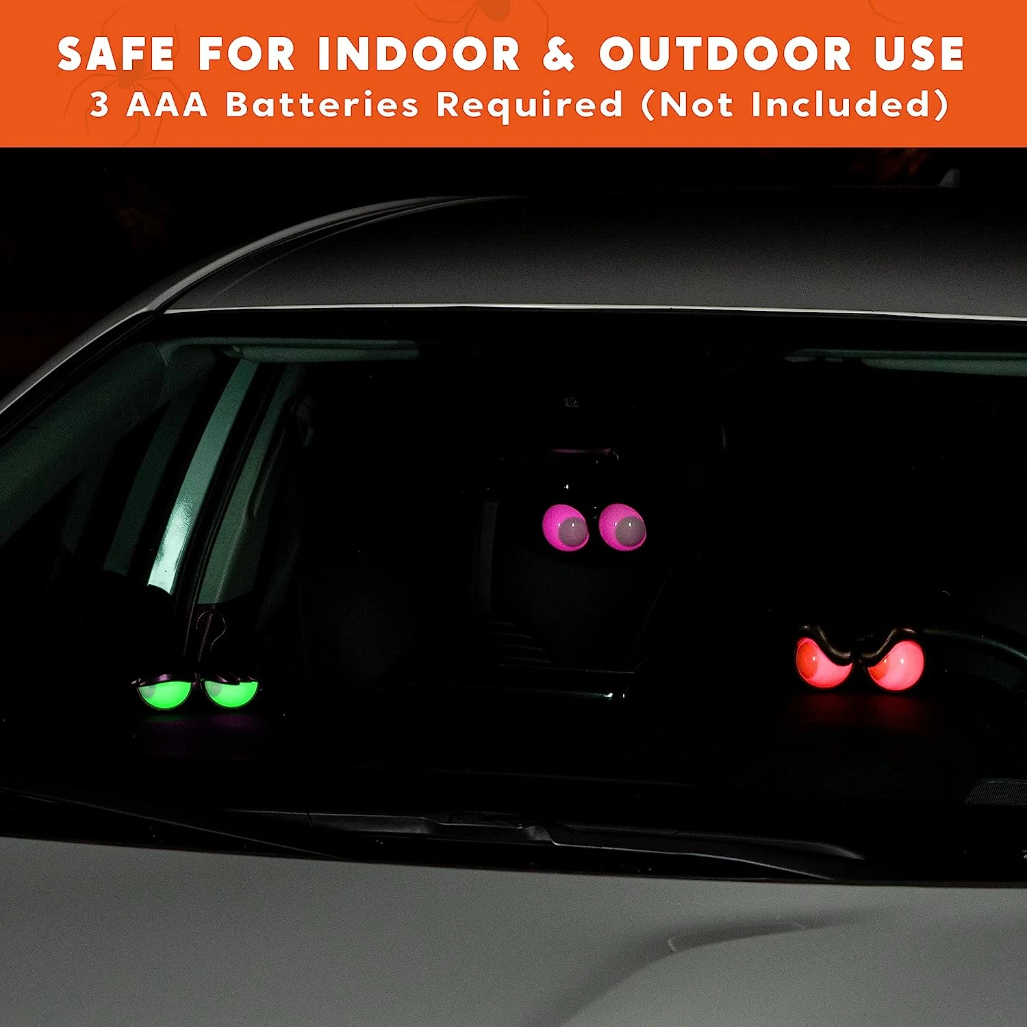 Flashing Peeping Eyes Lights 3 Pack - Red, Green, Purple - Image 4