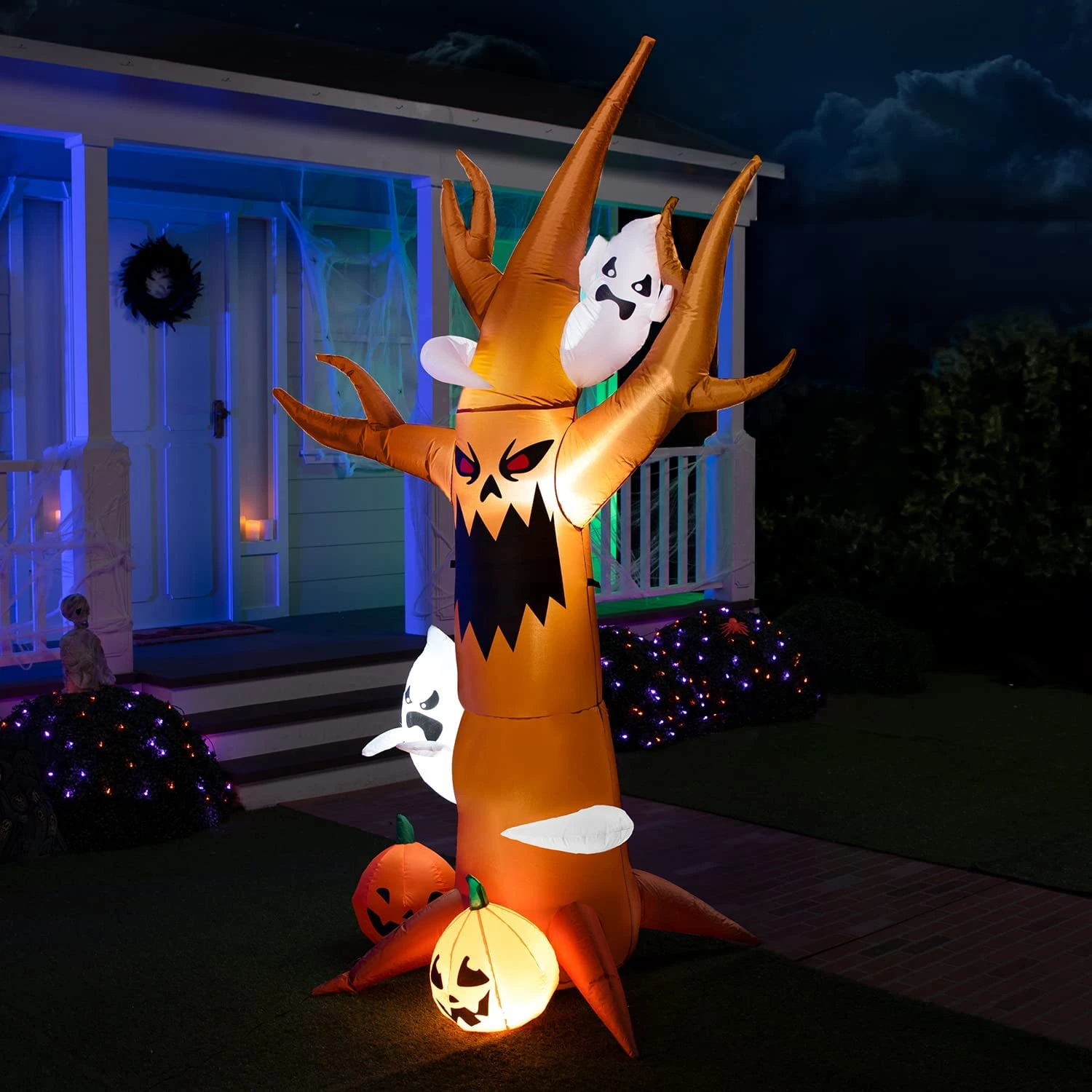8 Ft. Haunted Scary Tree Halloween Inflatable - Image 4