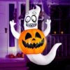 4ft Halloween Inflatable Ghost In A Pumpkin