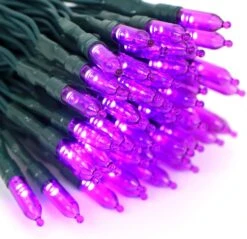 200 Purple LED Green Wire String Lights -Halloween Decorations Store 71xYO0RqBzL. AC SL1500 1