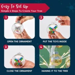 12 Pcs Chrome Christmas Ornaments 2.36in 15 12 Pcs Chrome Christmas Ornaments 2.36in -Halloween Decorations Store 8169emQhB6L. AC SL1500