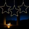 3 Pack Star Fairy Lights Warm White