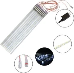 540 LEDs Christmas Lights Meteor Shower Lights, Blue -Halloween Decorations Store 81HZlEQDlZL. AC SL1500