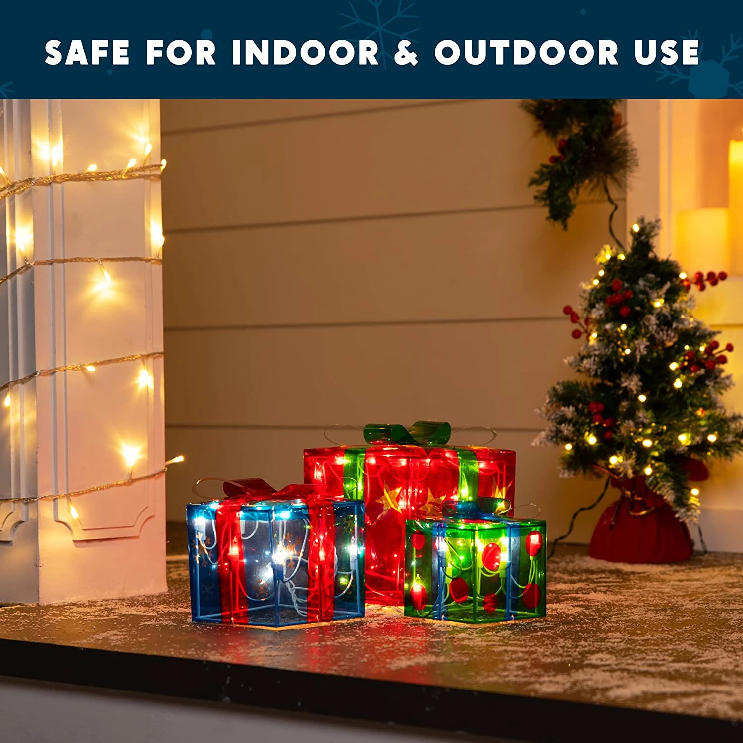 Christmas Light Boxes D?????¡ì??|cor Set Of 3 4 Christmas Light Boxes D?????¡ì??|cor Set Of 3 - Image 2