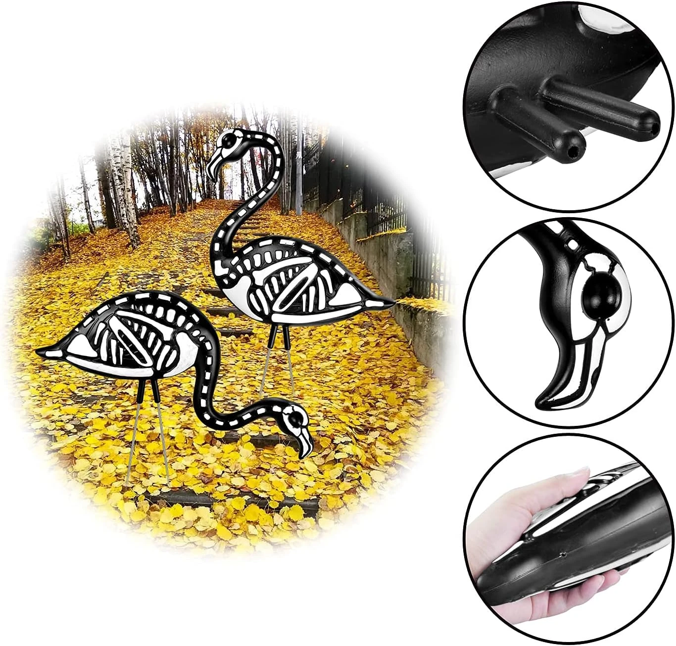 Flamingo Yard Stake, 2 Pcs - Image 5