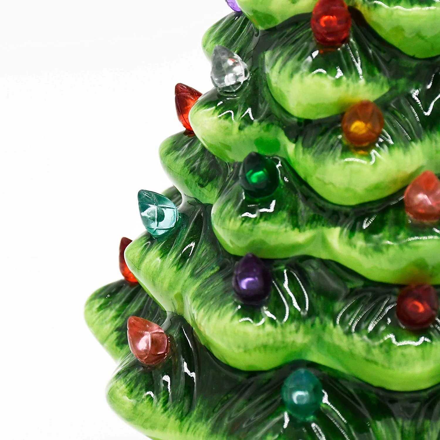 7in Ceramic Christmas Trees, 2 Sets - Image 5