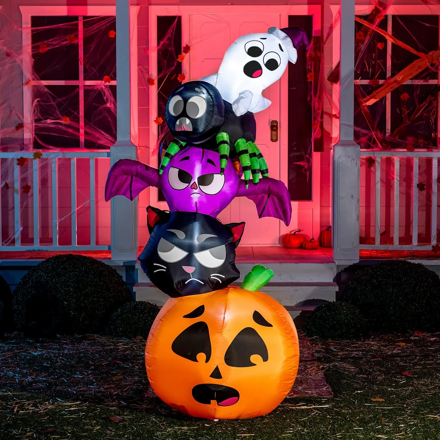 6 Ft Halloween Stacked 5 Characters