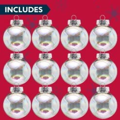 12 Pcs Chrome Christmas Ornaments 2.36in 17 12 Pcs Chrome Christmas Ornaments 2.36in -Halloween Decorations Store 81 0VKajNEL. AC SL1500