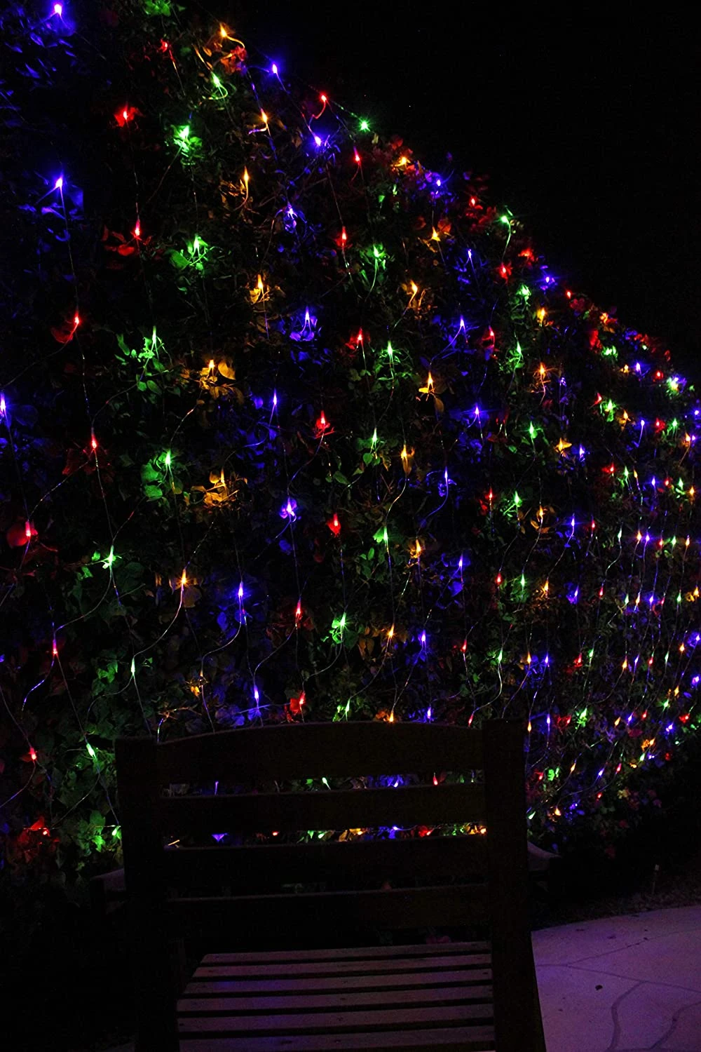 300 LED Christmas Lights Net Lights, Multicolor 4 300 LED Christmas Lights Net Lights, Multicolor - Image 2