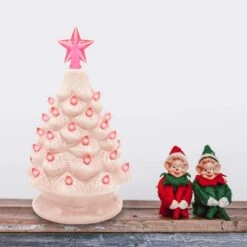 7in Ceramic Christmas Tree (Pink) -Halloween Decorations Store 81esmHGlhUL. AC SL1500