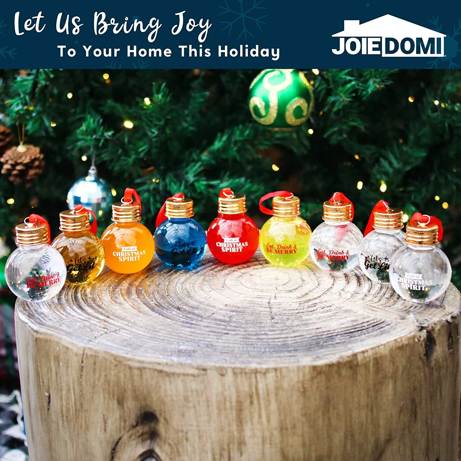 9 Pcs Boozeball Christmas Ornaments - Image 5