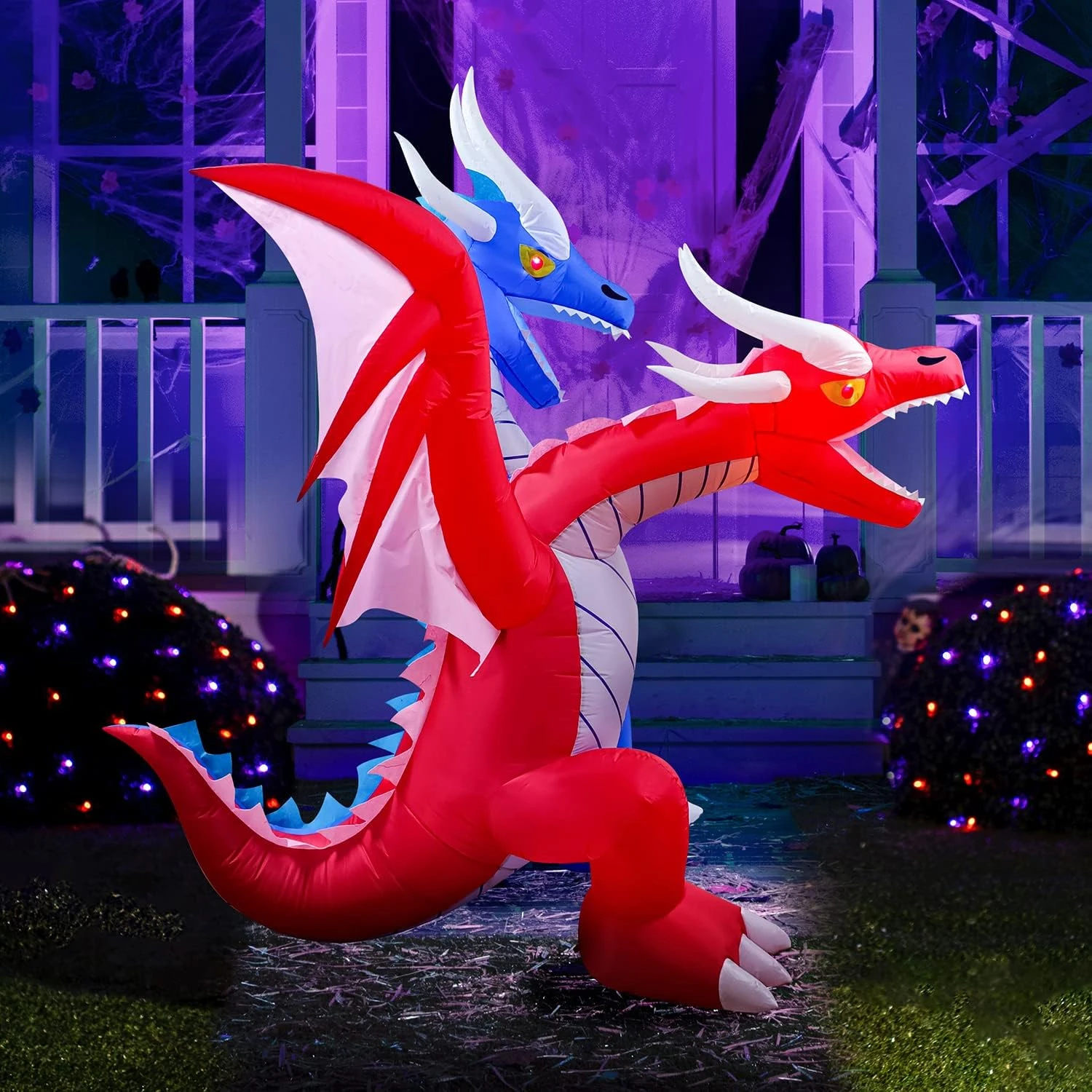 6ft Inflatable Double Headed Dragon - Image 4