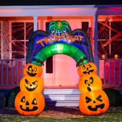 7ft Halloween Inflatable Pumpkin Arch
