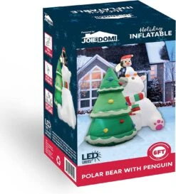 Large Polar Bear Christmas Tree Inflatable (6 Ft) -Halloween Decorations Store 81lUWtYU xL. AC SL1500 1