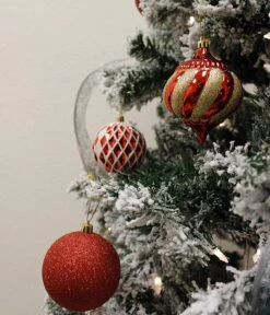 24 Pcs Christmas Ball Ornaments (Red) 11 24 Pcs Christmas Ball Ornaments (Red) -Halloween Decorations Store 81vflCCJjyL. AC SL1500