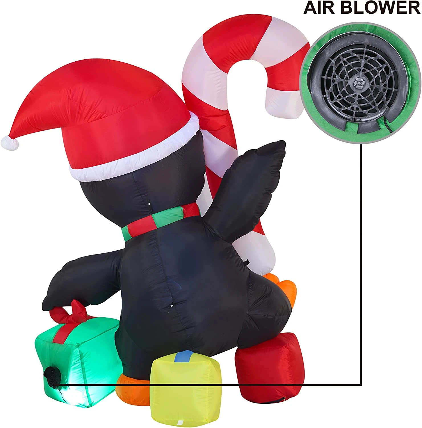 6Ft Chubby Penguin - Image 4