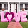 9 FT Inflatable Love Letters With LED Lights