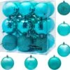 18Pcs Christmas Ball Ornaments Teal