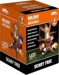 Large Scary Tree With Colorful Neon Light Mushrooms Inflatable (6 Ft) -Halloween Decorations Store 915FZNXc1xL. AC SL1500