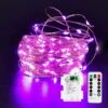 66 Ft 200 Count Purple Copper LED Light