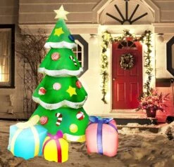 Large Christmas Tree With Presents Inflatable (7 Ft)